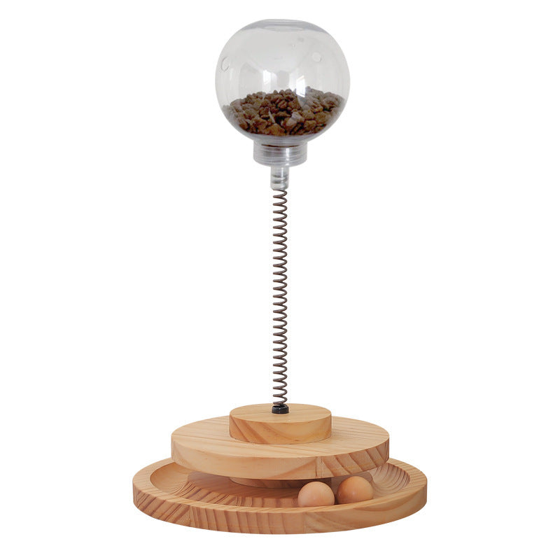 Interactive Cat Food Toy Ball for Fun & Healthy Play