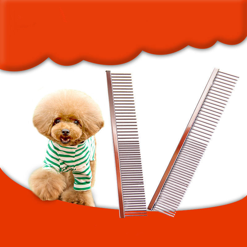 Pet grooming comb Sparse and dense