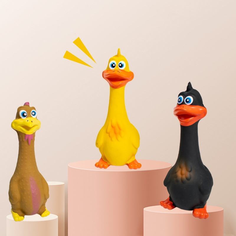 3pcs Latex Screaming Chicken Toys