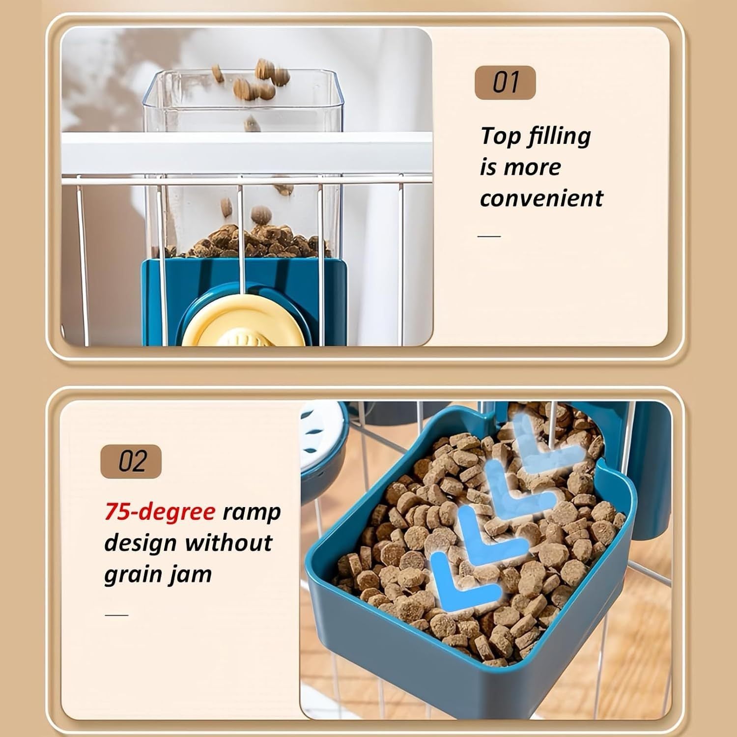 Hanging Automatic Food Water Dispenser