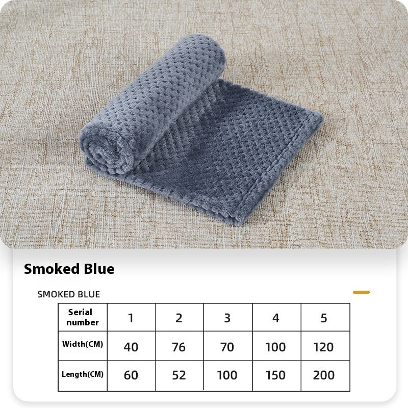 Summer Coral Fleece Blanket for Dogs & Sleeping Pets