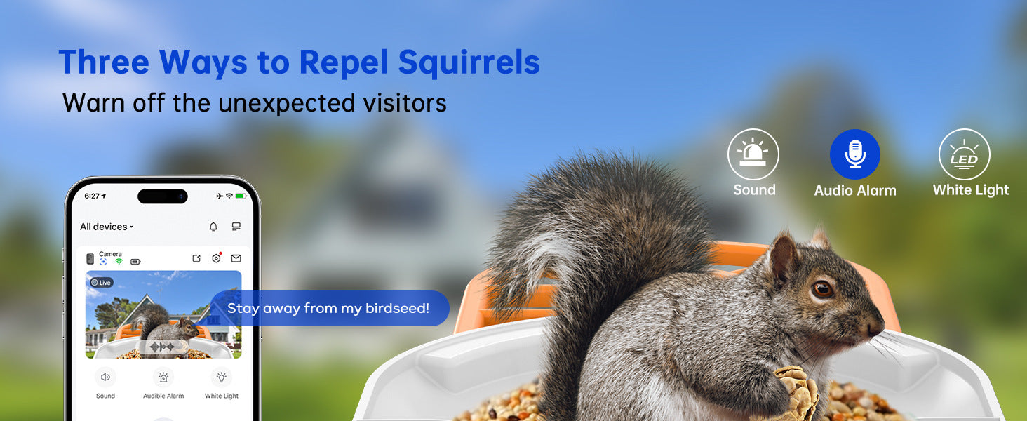 Smart Feeder Surveillance Wireless Camera