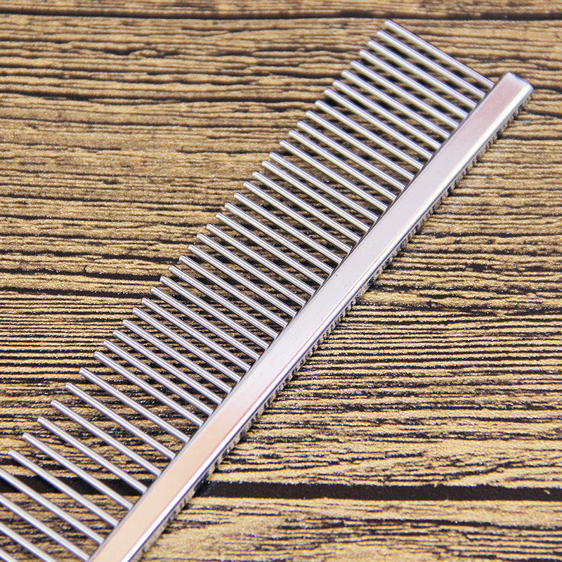 Pet grooming comb Sparse and dense