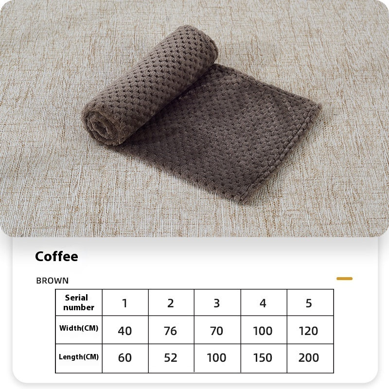 Summer Coral Fleece Blanket for Dogs & Sleeping Pets