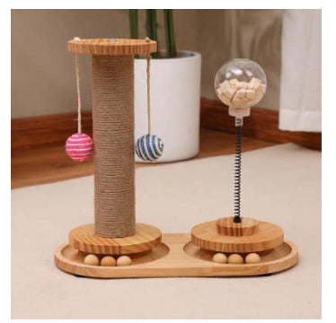 Interactive Cat Food Toy Ball for Fun & Healthy Play