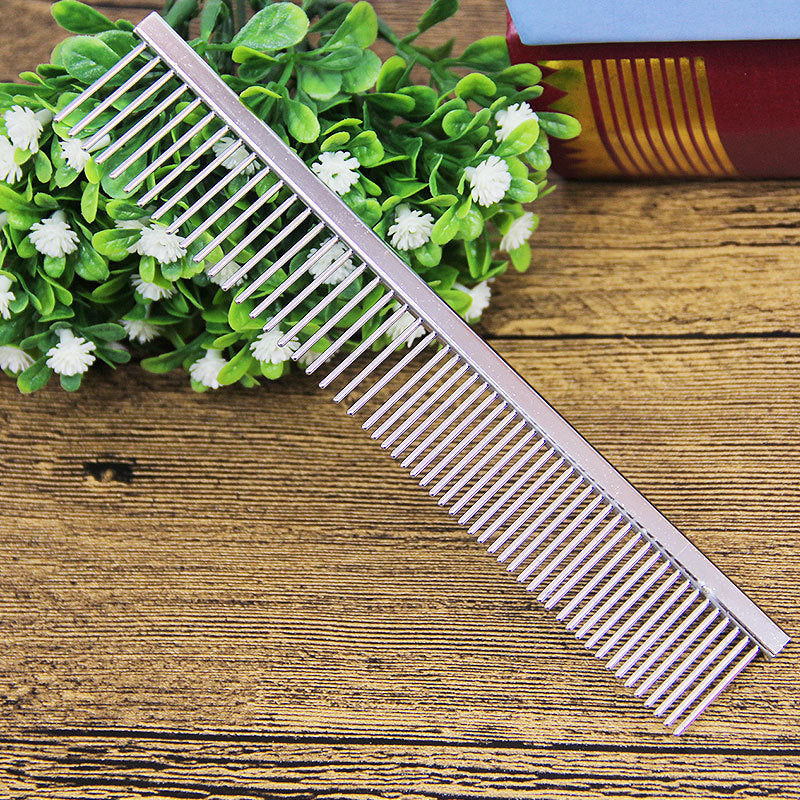 Pet grooming comb Sparse and dense