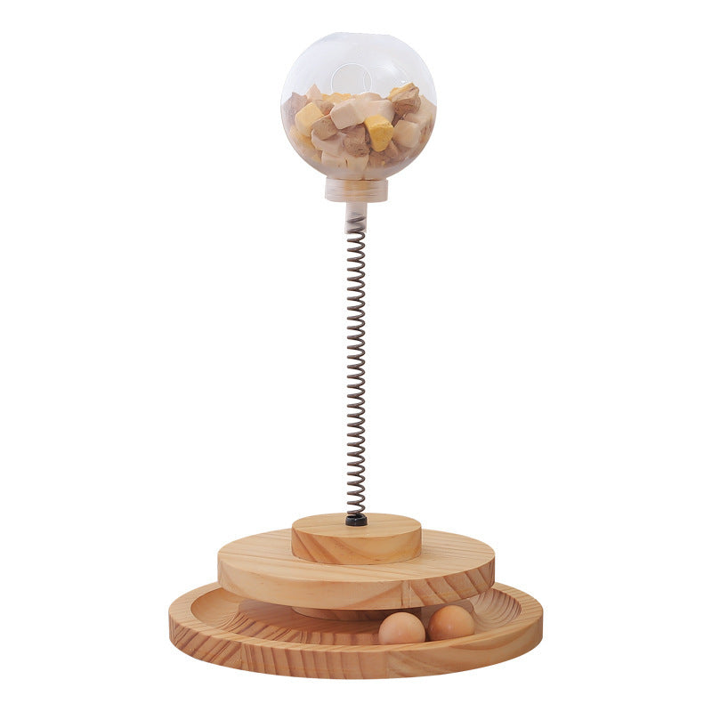 Interactive Cat Food Toy Ball for Fun & Healthy Play