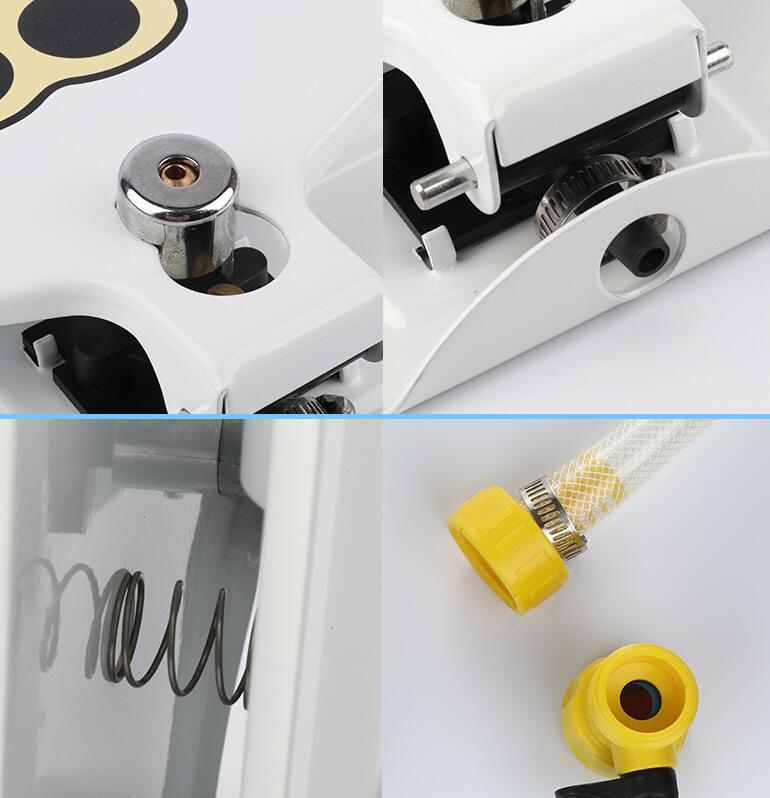 Dog Water Fountain with Hose & Splitter for Fresh Hydration