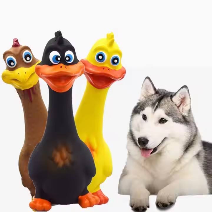 3pcs Latex Screaming Chicken Toys